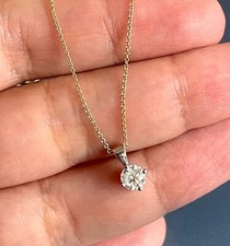 0.55ct Diamond Necklace  9ct