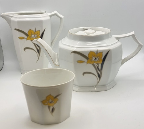 Vintage art deco tea set - deco,