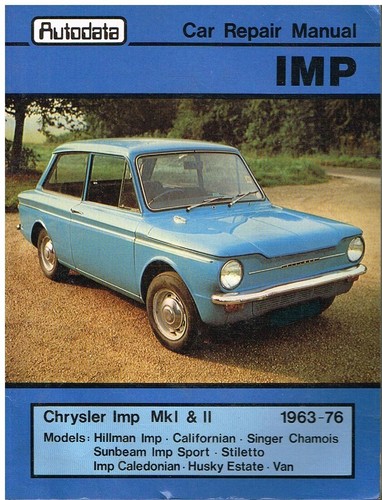 Hillman imp sunbeam stiletto - hillman,