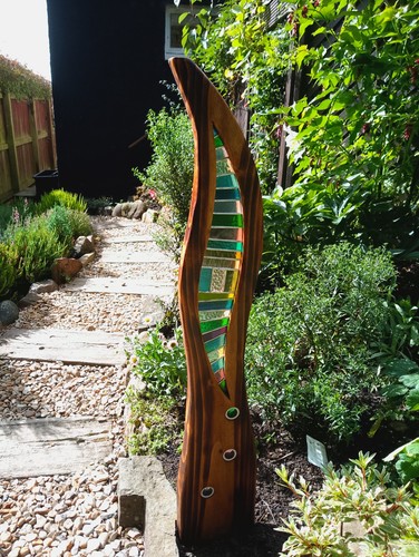 Large stained glass garden - stained,