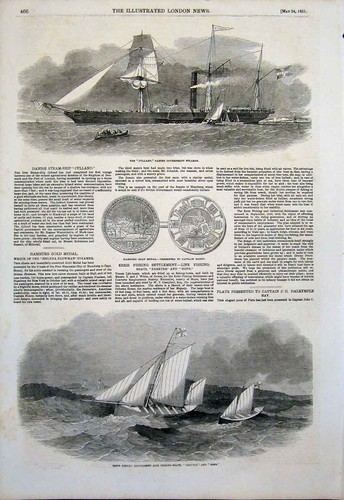 Original old antique print - antique,