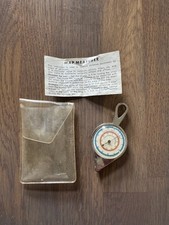 Rare Antique 1950s  German map measurer, Centimeters-Kilometers, Inches-Miles
