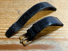 Vintage Omega Black Leather