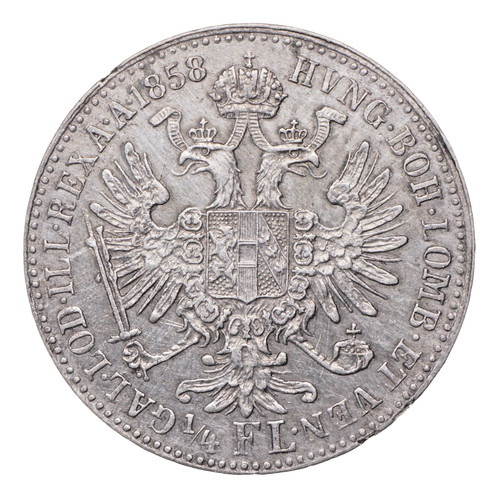 Florin 1858 e karlsburg - 1858,