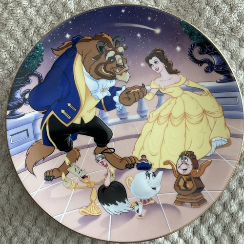 Disney plate 1991 - disney, beauty