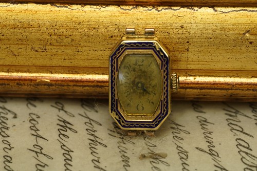 Antique 1914 art deco 18ct - antique,