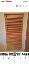 Small Wooden Venetian Blind Excellent Used Condition 22 X 50 (drop) Inches