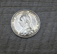 Victoria, Sixpence, 1887