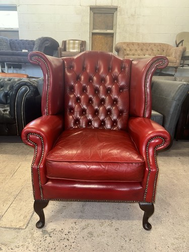 Chesterfield oxblood red real - oxblood,