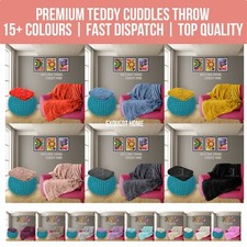 Teddy Cuddly Hug Snug Throw
