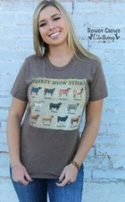 New! Brown 'MARKET SHOW