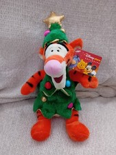 Disney Store Exclusive Tigger Humorous Xmas Christmas Tree Soft Plush Toy 11"