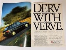 Original 1994 MK3 Vauxhall Astra 1.7 TD Magazine Advert Frame Ready Garage Retro