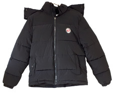 Trapstar Irongate Black Detachable Hooded Puffer Jacket Size S (04)