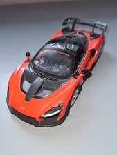 MSZ Orange McLaren Senna Gull Wing Model Car 1:32 scale in good used condition