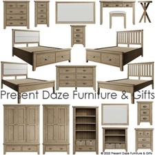 Homestead Smoked Oak Bedside