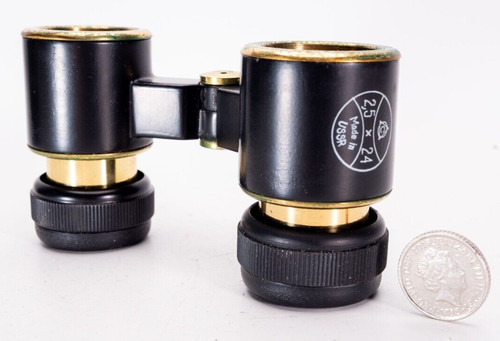 Cased soviet opera glasses - cased,