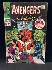 Avengers 54 1968 1st Ultron Masters Of Evil Black Panther. Nice Mid Grade Book