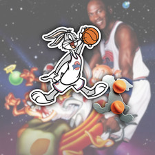 Space Jam Hare Jordan Pin