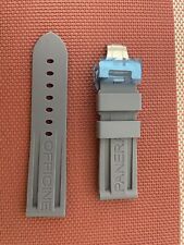 Hot Panerai Watch 24mm Black Rubber Dive Strap for Clasp Buckle MXE07XDG Black