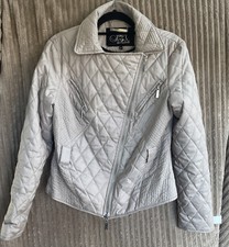 DEBENHAMS STAR BY JULIEN MACDONALD CREAM COAT  SIZE 16 HOODLESS