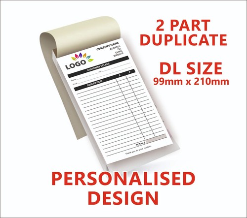 Personalised size invoice - personalised,