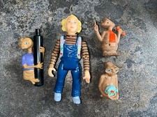 ET Figure Toy Bundle Talking Gertie LJN Phone Vintage Rare Extraterrestrial E.T.