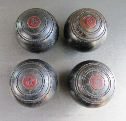 Set vintage wood - of, 4