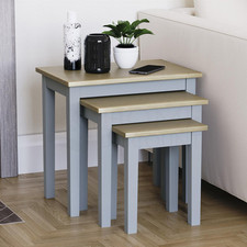 Wooden Nest of Tables 3 Piece