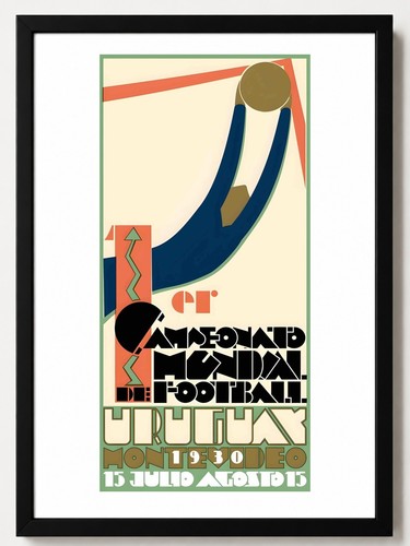 Uruguay 1930 world cup poster - uruguay,