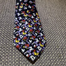 Disney Mickey Mouse Tie Black