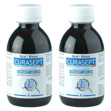Curasept Mouthwash 0.2% 200ml - Pack of 2 - Oral Care System ADS 220