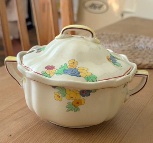 Crown devon round floral - crown,