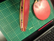 2 Used Table Tennis Bats