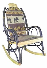 Amish Hickory Rocking Chair
