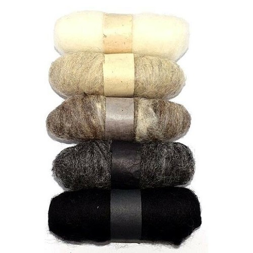 20g carded wool - carded, batts