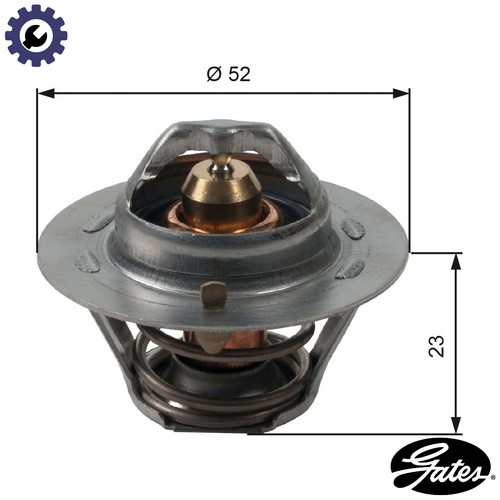 Thermostat coolant th14088g1 - thermostat,
