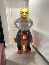 Teddy bear fancy dress ride on