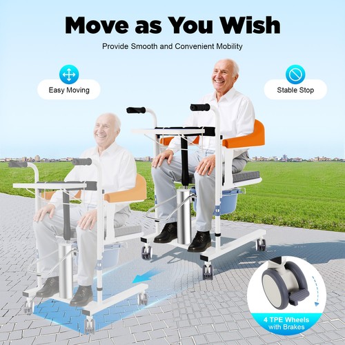 Hydraulic patient lift chair - hydraulic,