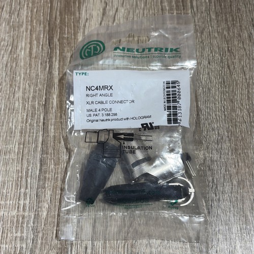 Neutrik nc4mrx right angle - nc4mrx,