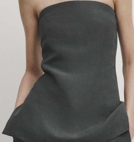 Bnwt massimo dutti strapless - massimo,