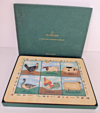 6 X Cloverleaf Farm Animals Placemats Vintage Retro Boxed Set