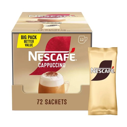 Nescafe cappuccino sachets - cappuccino,