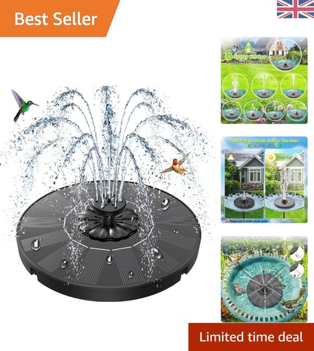 Elegant solar water fountain - water,