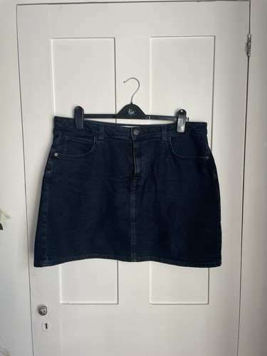 Fat face black denim skirt - face,
