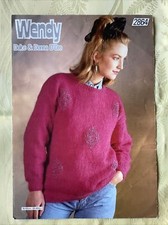 Wendy Dolce & Donna knitting pattern 2864. Sweater 30-40" Original