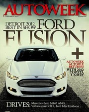 AutoWeek Magazine February 6, 2012 Ford Fusion, Mercedes-Benz ML63 AMG