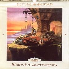 RODNEY MATTHEWS 1987 / dates match 2026 "BEFORE & BEYOND"  CALENDAR, sci fi