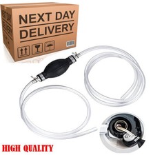 Hand Siphon Pump Petrol Diesel Water Oil Liquid Fuel Transfer Easy Use Pump UK