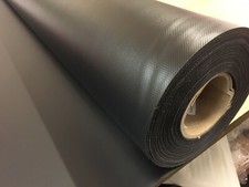 TOUGH BLACK WATERPROOF REINF PVC FABRIC UV ROT RESIST TARP BOAT COVER !